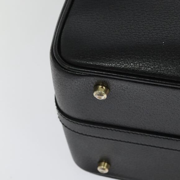 GUCCI Bamboo Hand Bag Leather Black Gold 013 2122 013 2122 - Picture 12 of 16